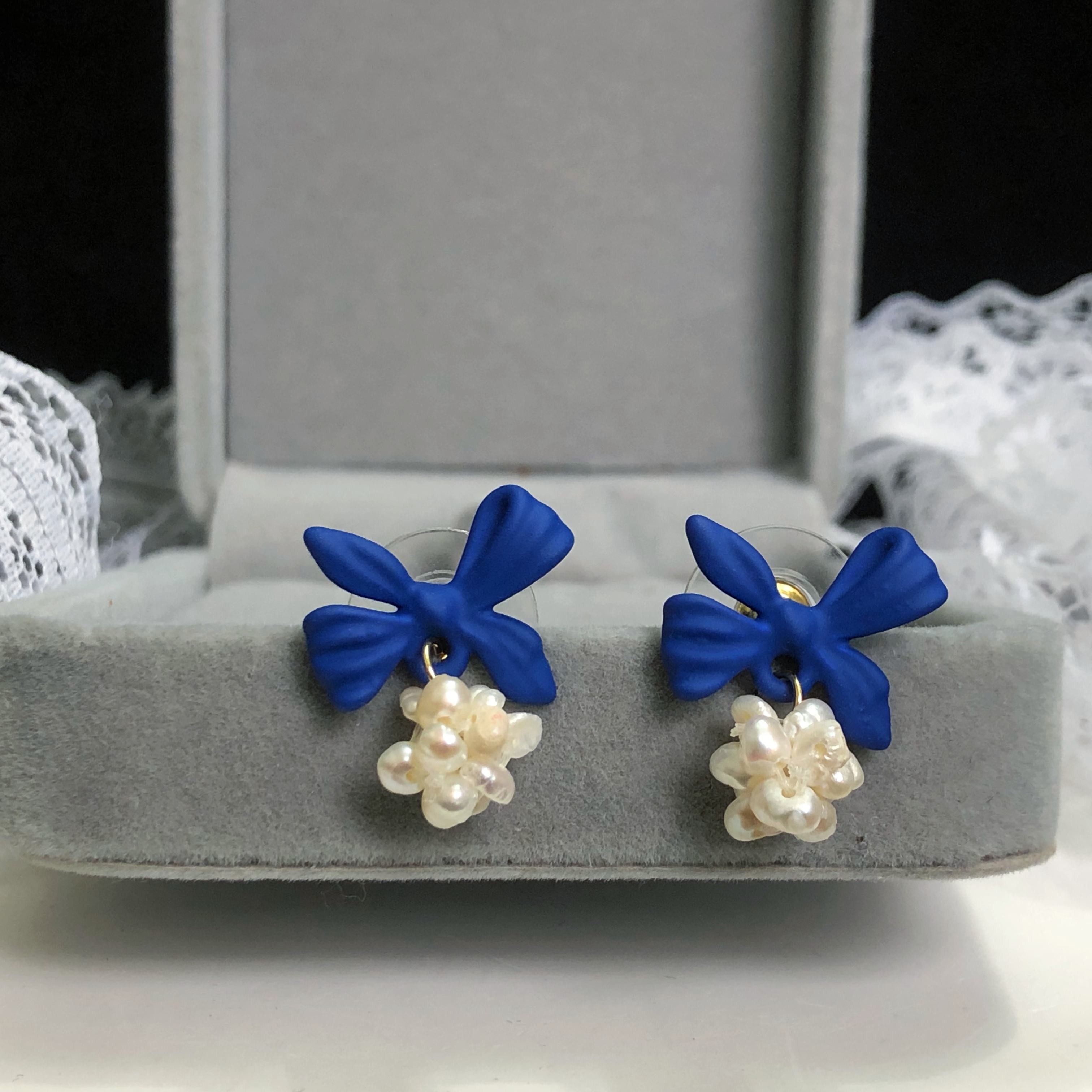 Pearl Ball Earrings-likayjewel