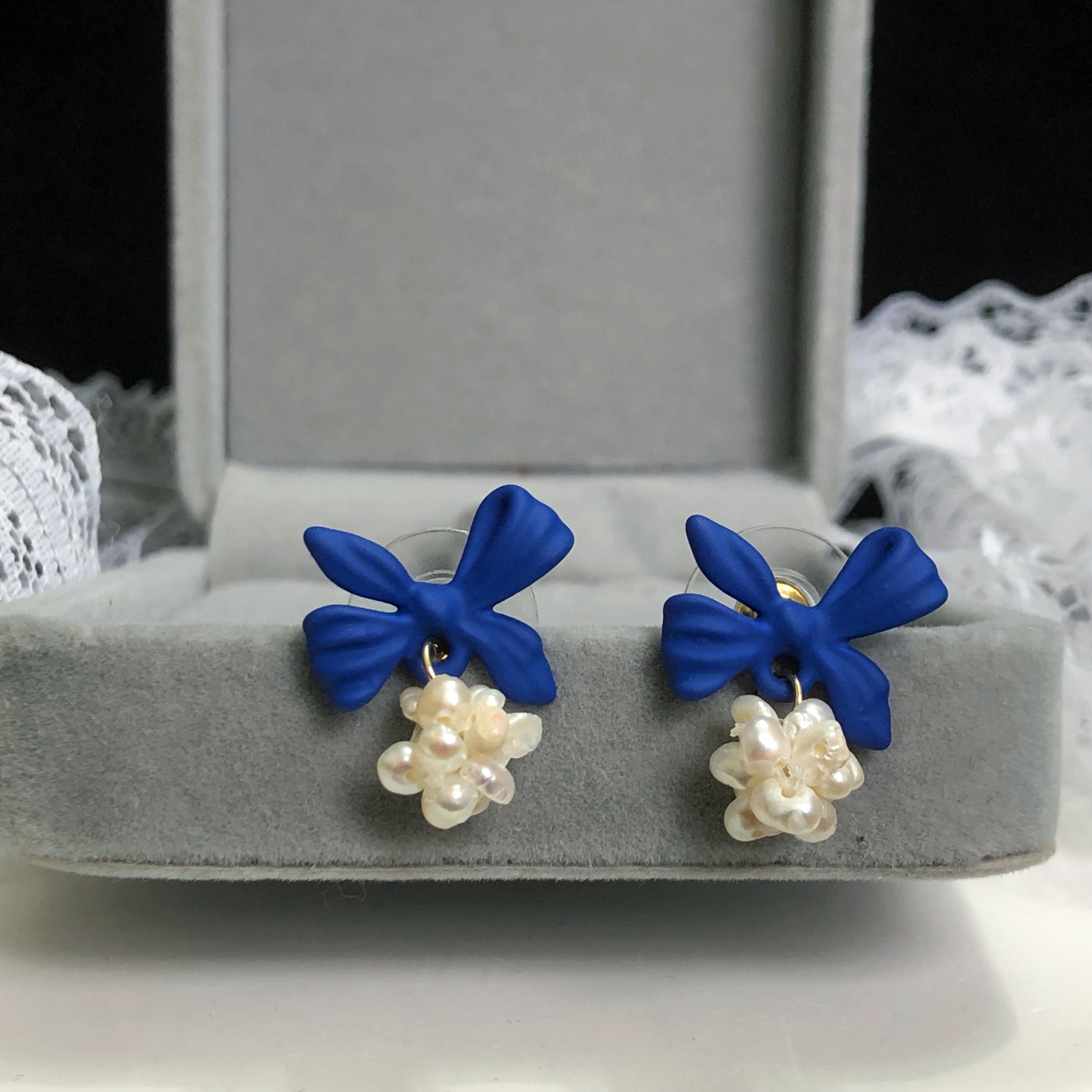 Pearl Ball Earrings-likayjewel