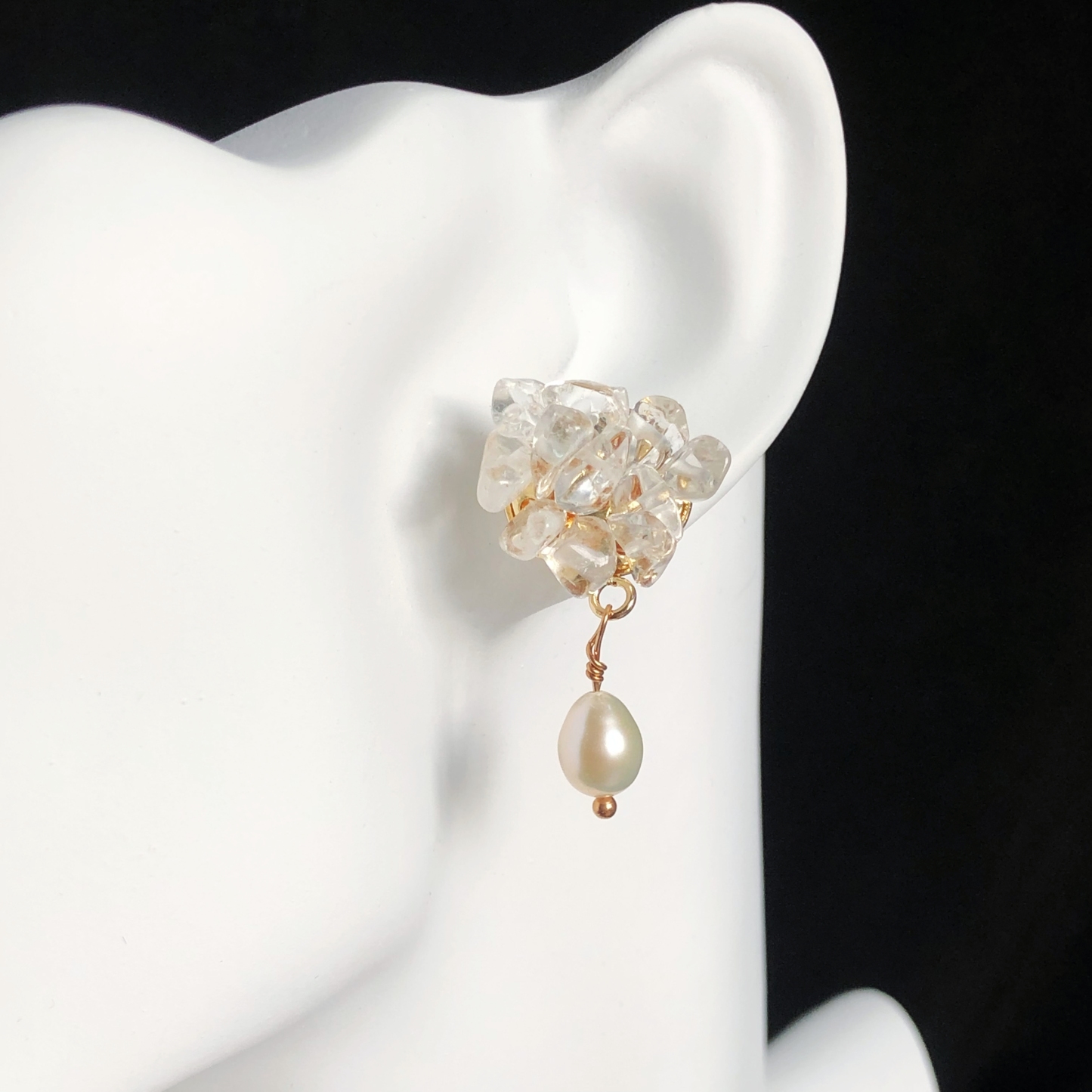 Chakra Crystal Flower Earrings-likayjewel