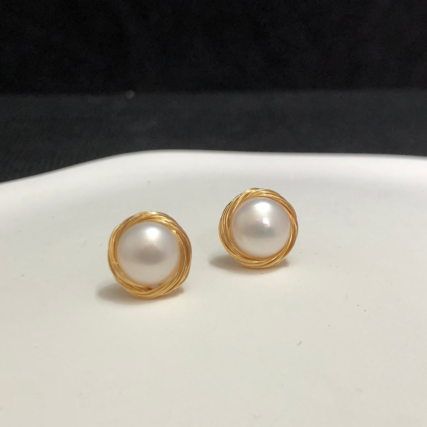 Nest Ear Studs-likayjewel