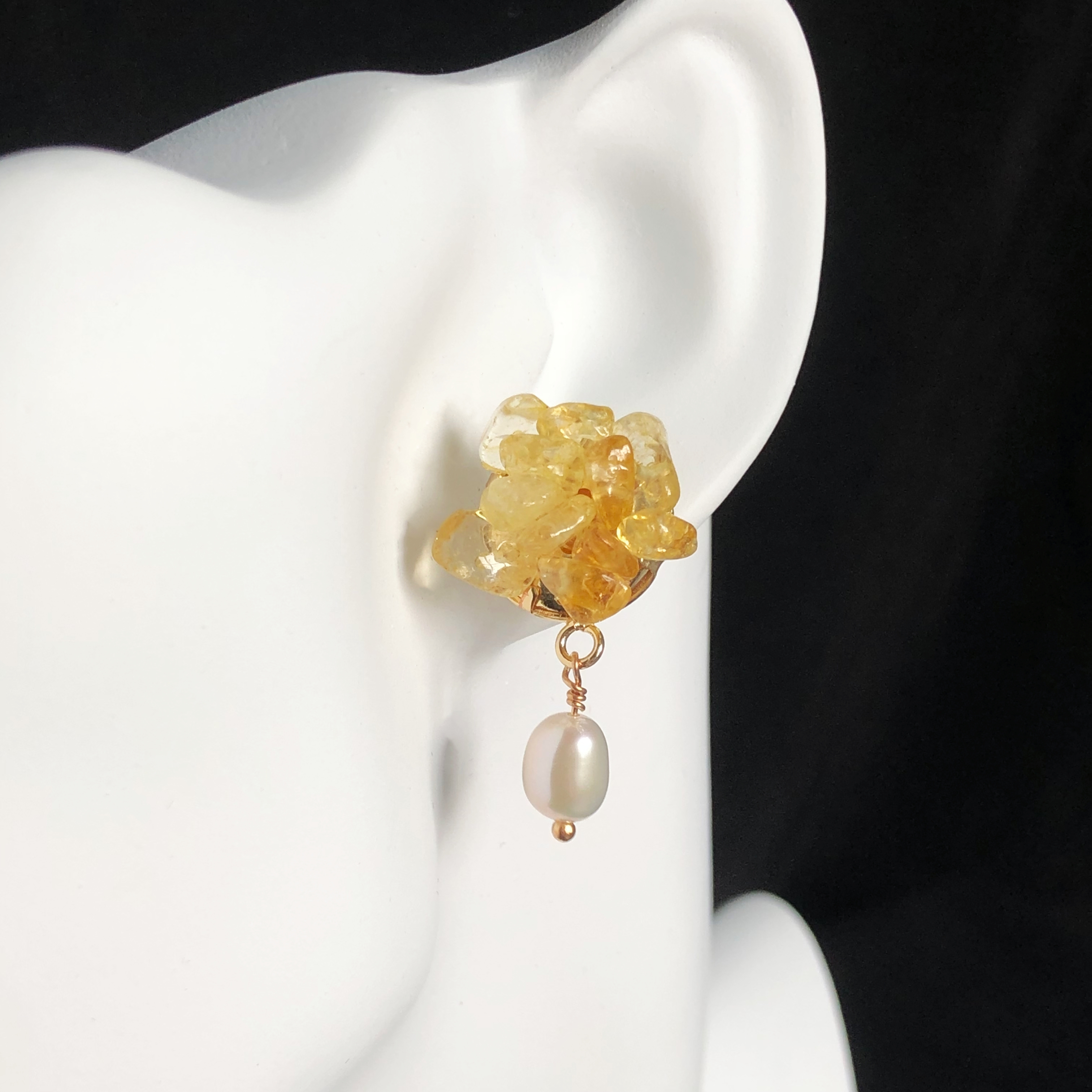 Chakra Crystal Flower Earrings-likayjewel