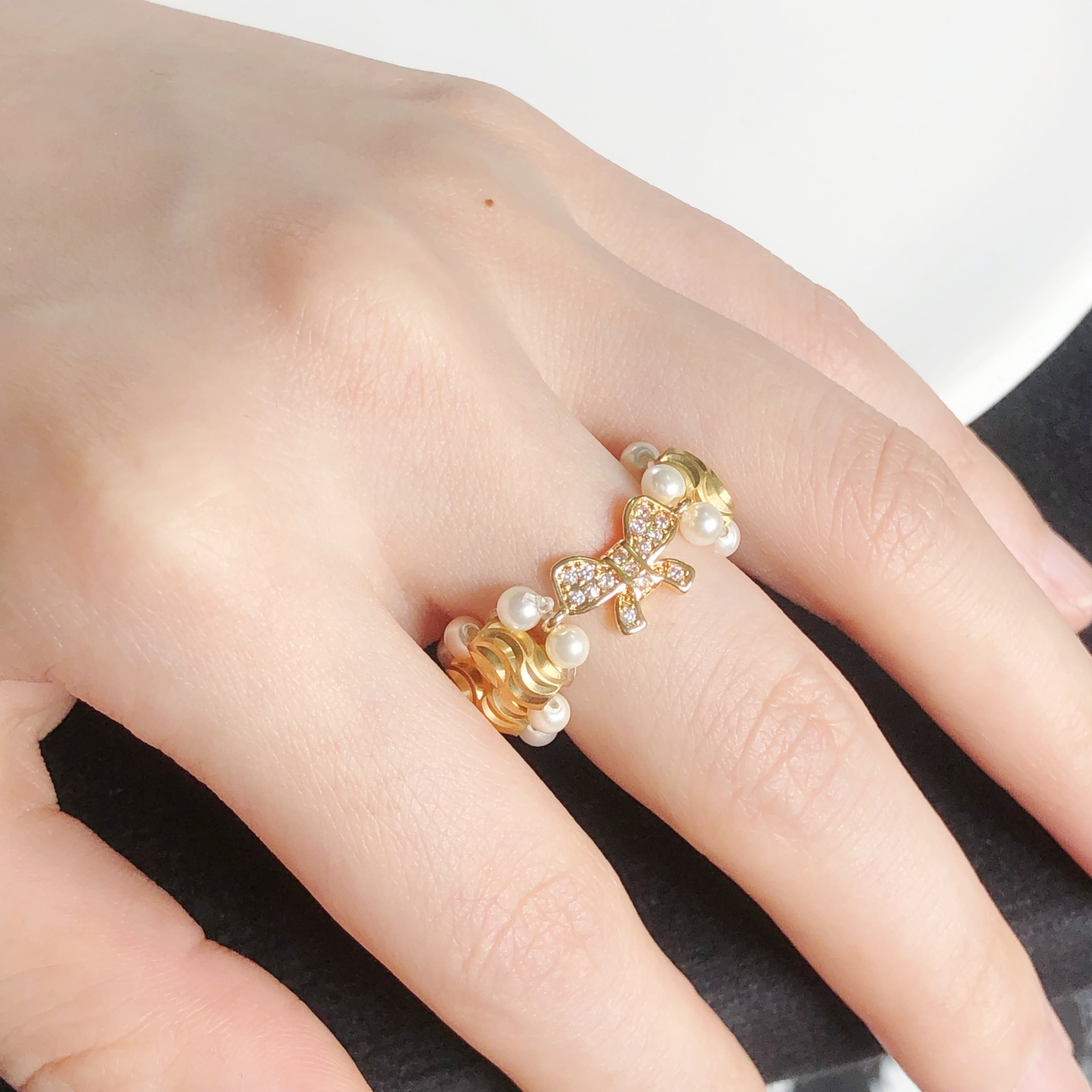 Elastic Bowknot Ring-likayjewel