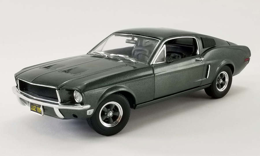 1968 Mustang GT driven in the movie Bullitt 1:18 Scale