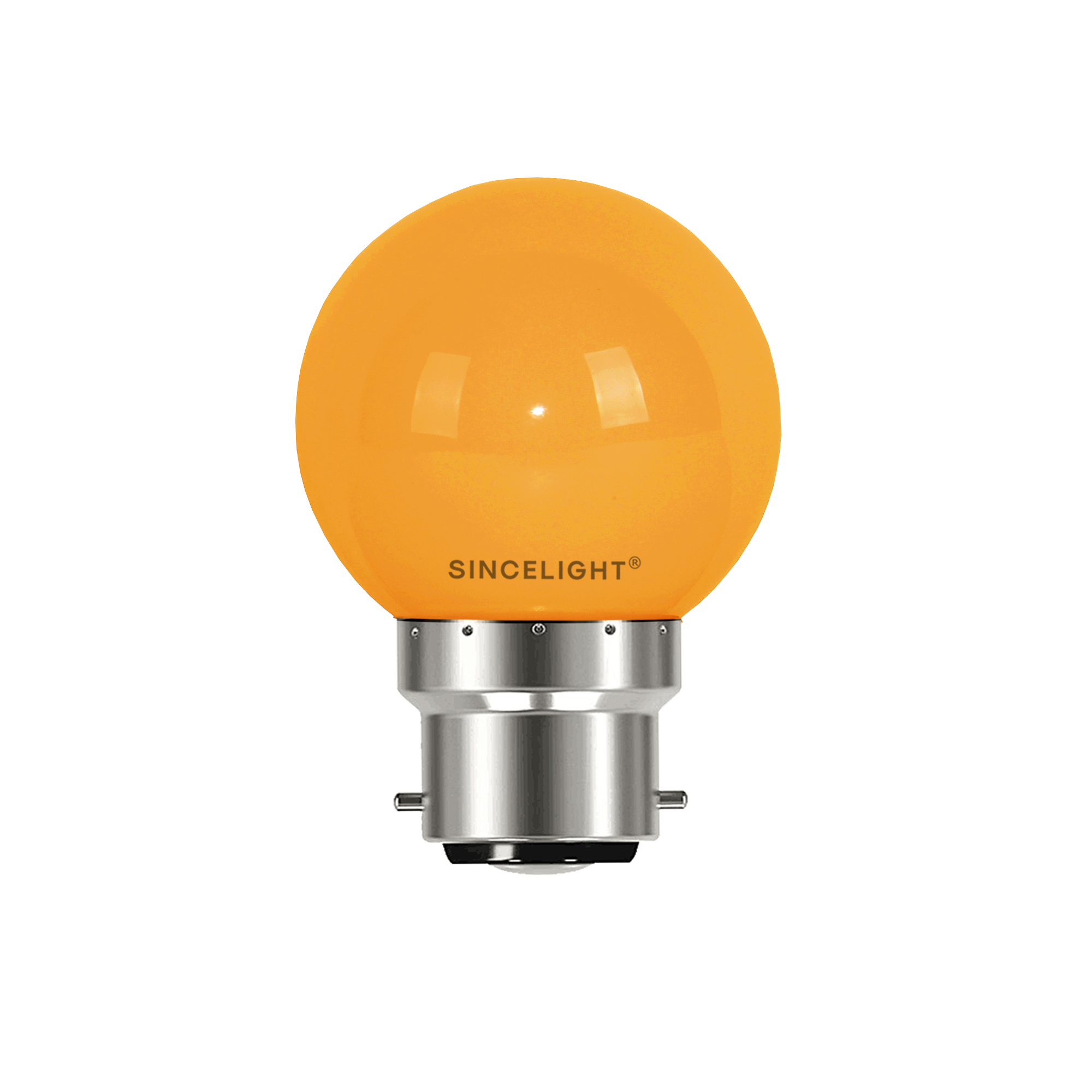 1W LED Colour Bulb with B22 Cap ( Orange )
