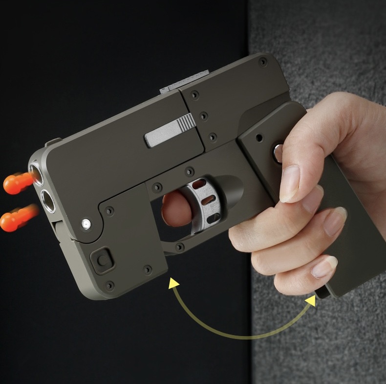 Folding Apple iPhone Gun Toy