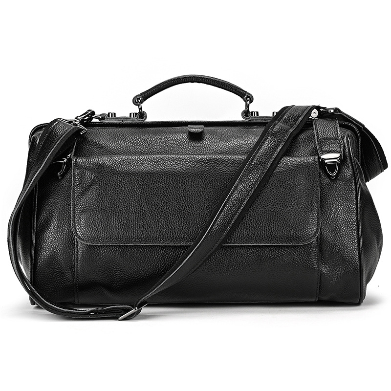 Full Grain Leather Travel Handbag-