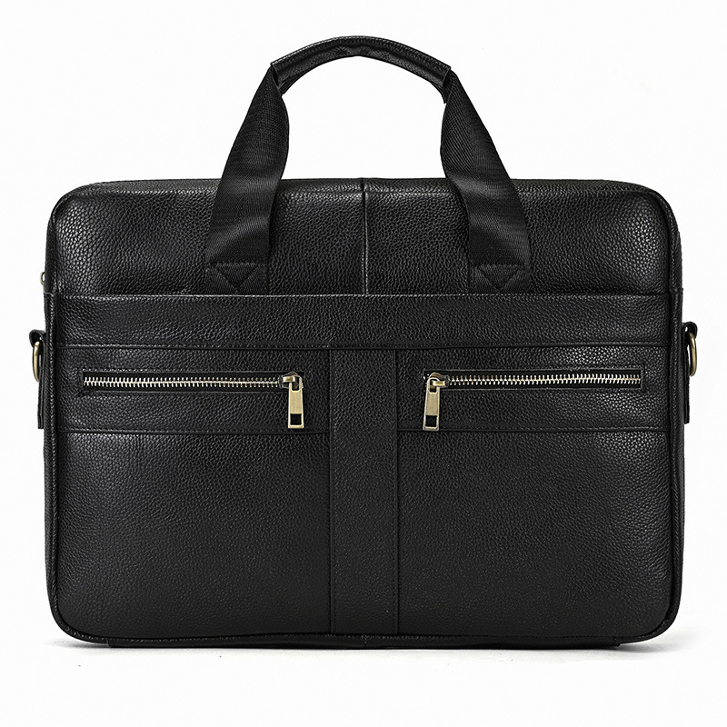Vintage Genuine Leather Briefcase -
