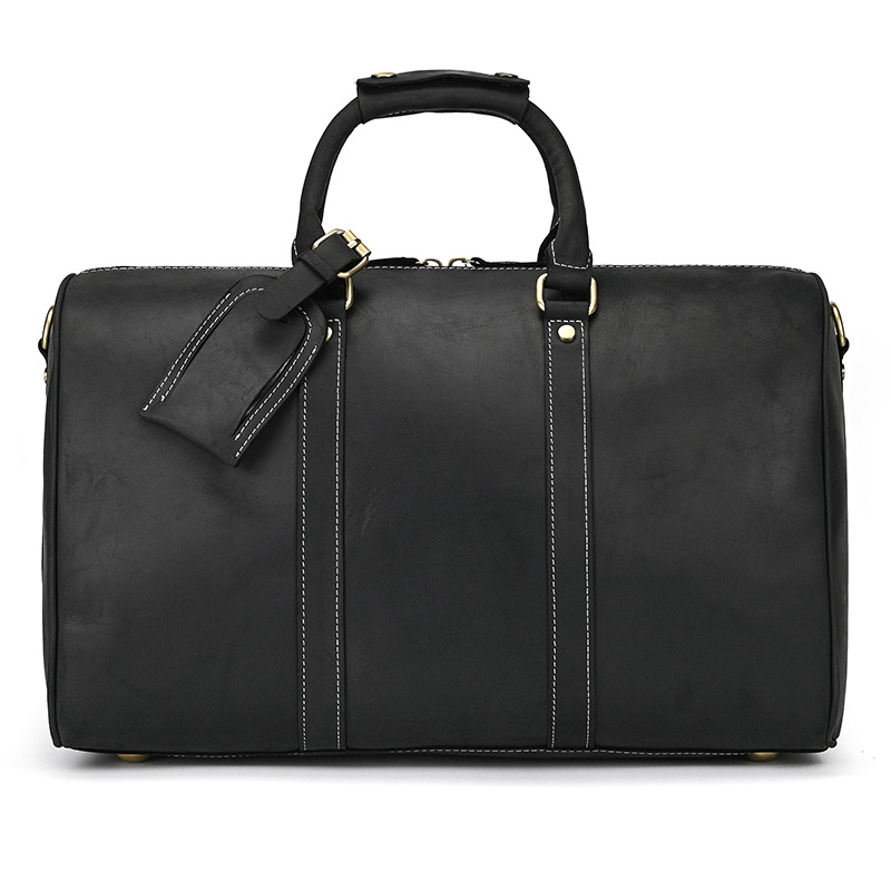 High-end Genuine Leather Travel Bag Cowhide Luggage Bag-