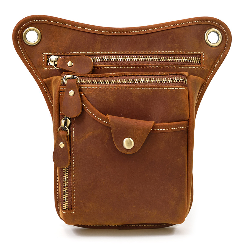 Vintage Crazy Horse Leather Waist Bag-