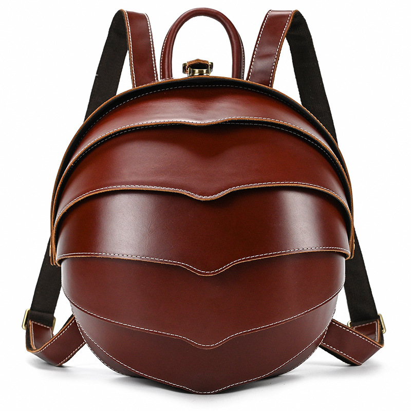 Leather Creative Beetle Backpack-