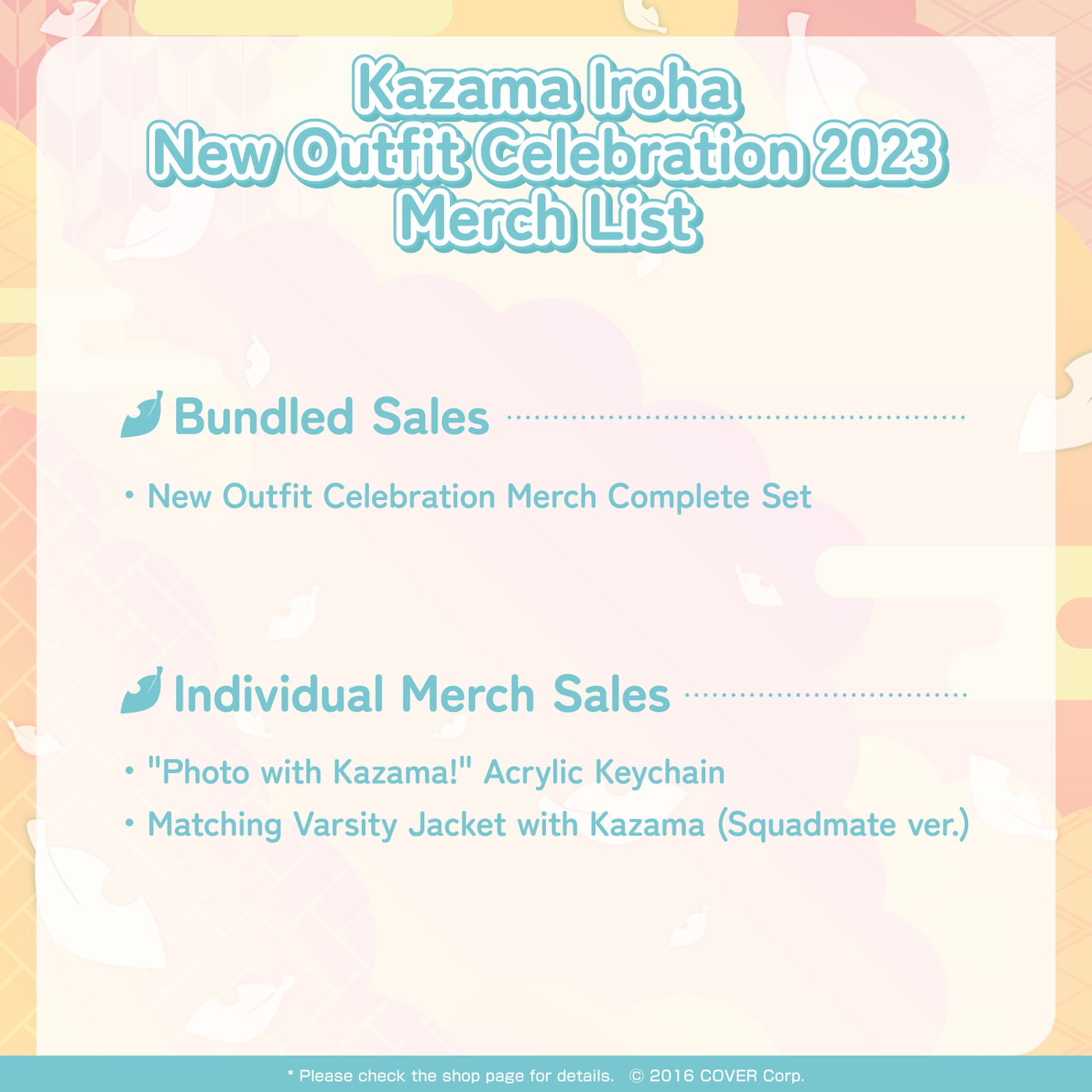 [Pre-order] Kazama Iroha New Outfit Celebration 2023