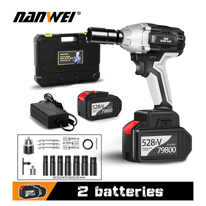 Brushless Lithium Electric Wrench | 380N High Torque Cordless Electric Wrench - NANWEI