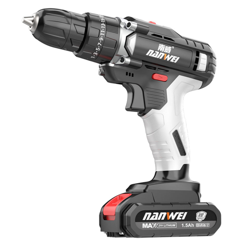 30N.m Best Cordless Drill | Best Home Tool Kit With Drill | 21 V Cordless Drill With Light - NANWEI