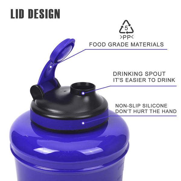 2.5L Plastic Sport Training Jug Water Bottles
