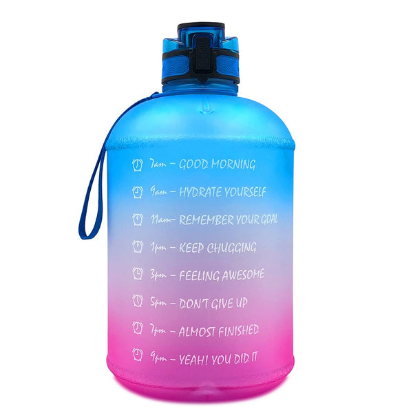 1 Gallon Water Bottle With Time Markings