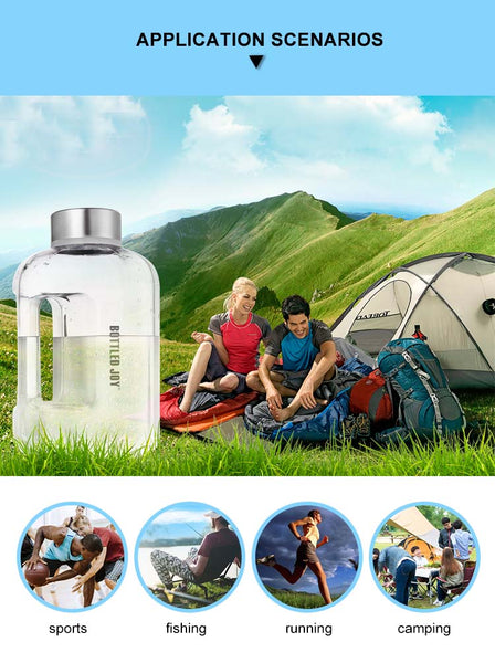 75oz Clear Sports Drinking Water Bottle
