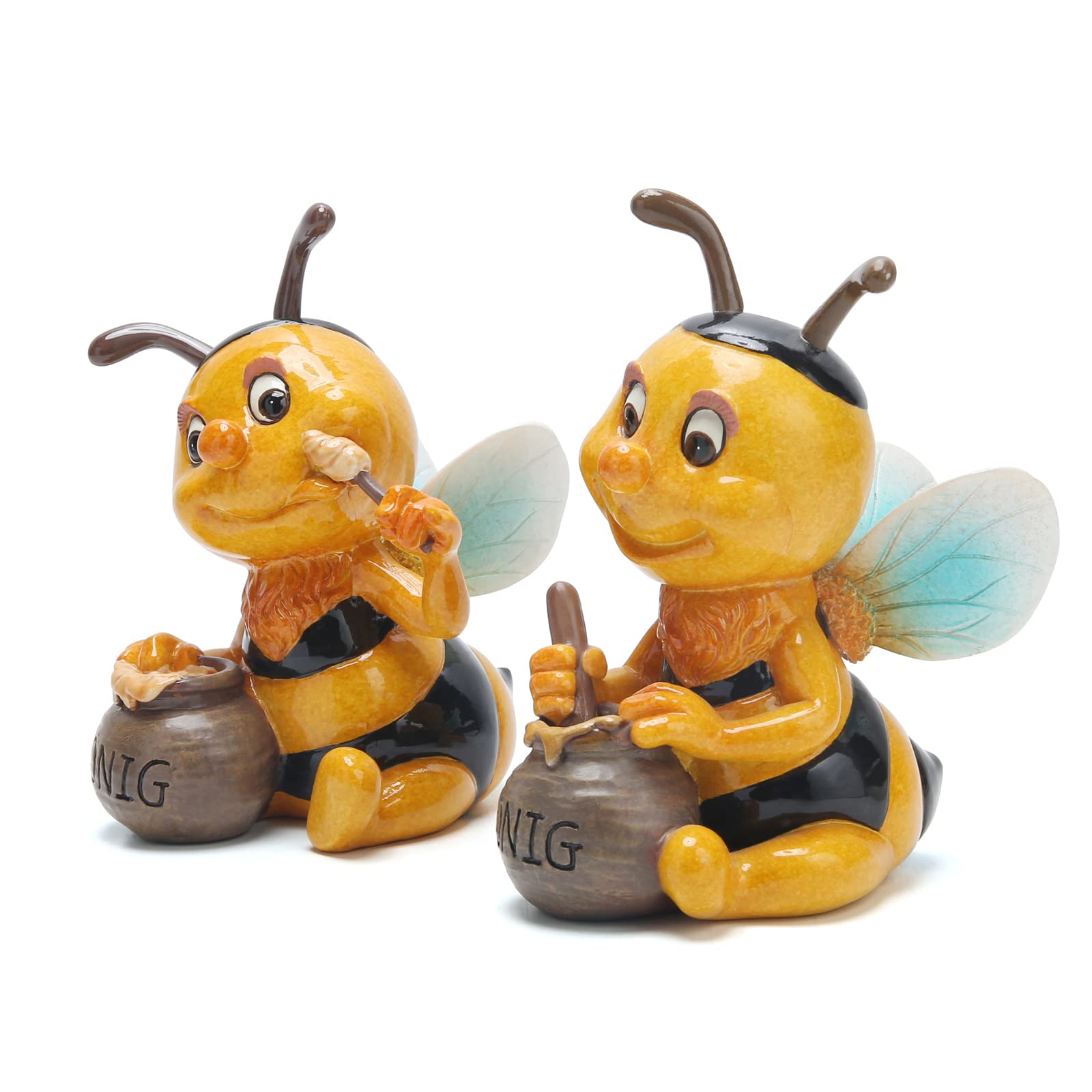 Hodao Spring Summer Bees Gnome Decorations-- Elf Fall Honeybee Gnome Decorations