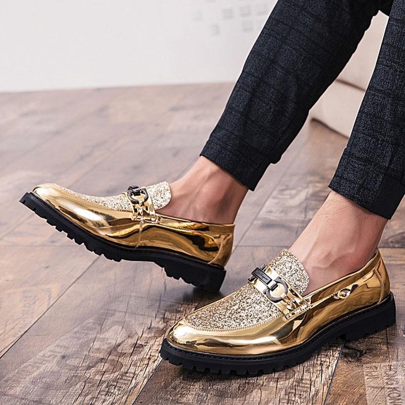 Luxury Business Men Dress Shoes Thick Bottom Leather