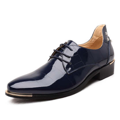 Fall fashion new size men's leather shoes