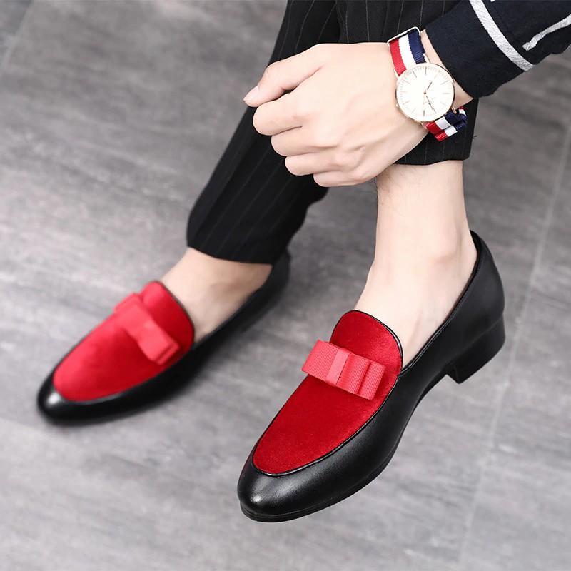 Suede Wedding Dress Flats Formal Shoes