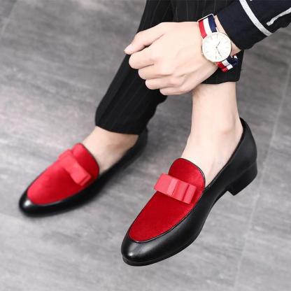 Suede Wedding Dress Flats Formal Shoes