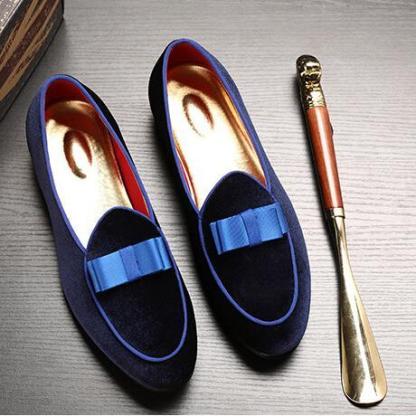 Suede Wedding Dress Flats Formal Shoes
