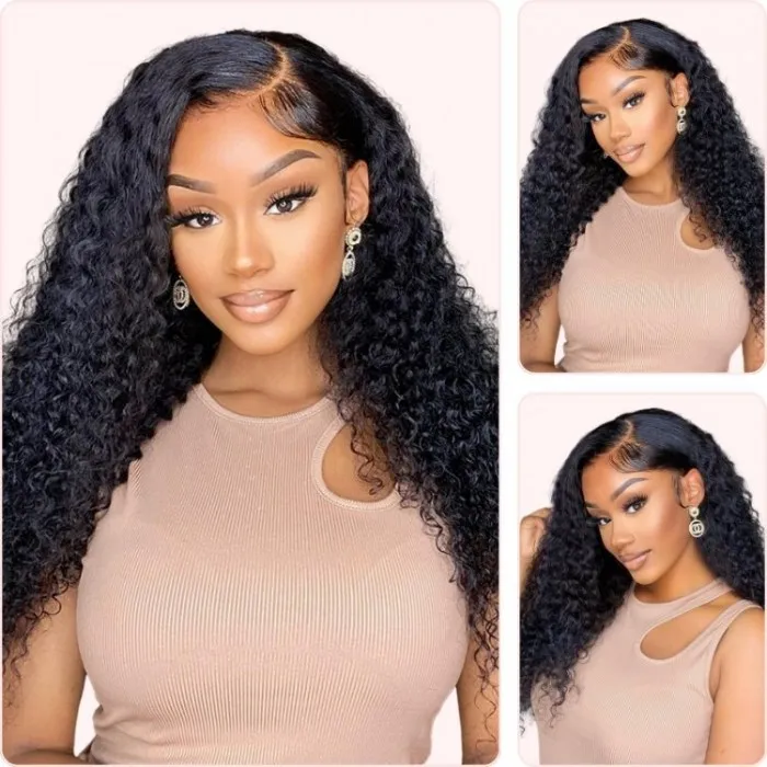 Donmily Kinky Curly 13x4 Lace Front Wig 150% Density
