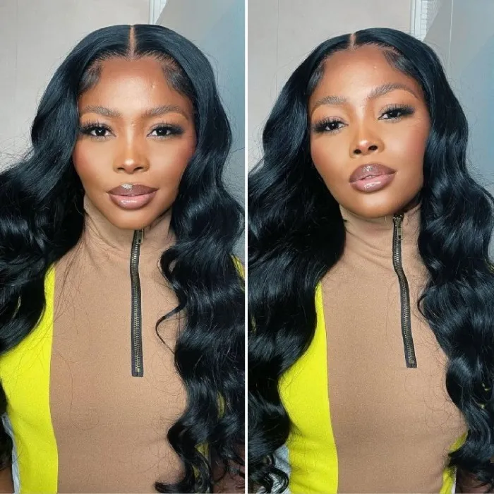 Super Natural Body Wave 13x4 HD Lace Front Wigs 200% Density