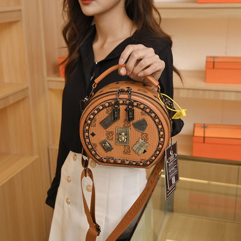 ⭐Last Day 50% OFF - Fashion Leather Bear Bag(Buy 2 Get Free VIP Shipping💥)