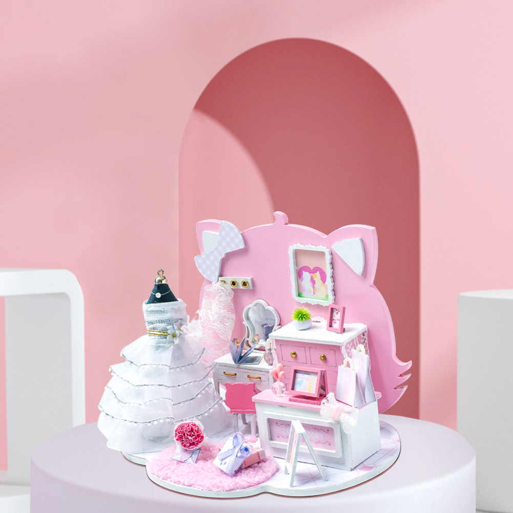KNOW ME Meow meow little C DIY Miniature House Kit