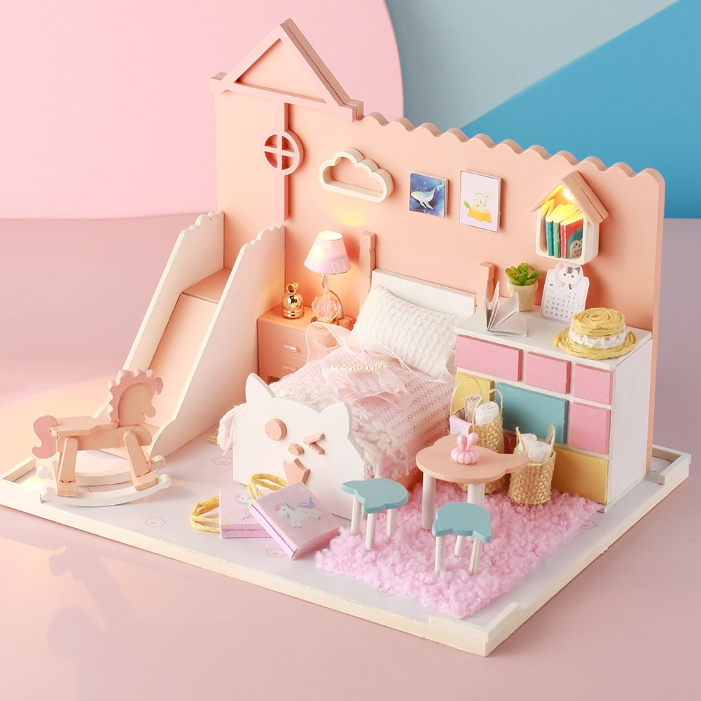 KNOW ME Miaomia Miaomia DIY Miniature House Kit