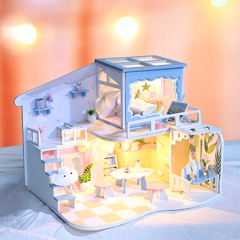 KNOW ME Casa Blanca DIY Miniature House Kit