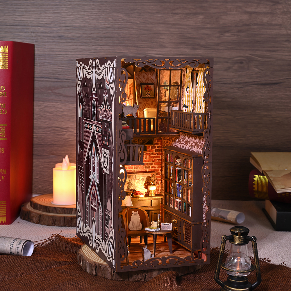Creative DIY Book Nook No.9 Secret castle 2 