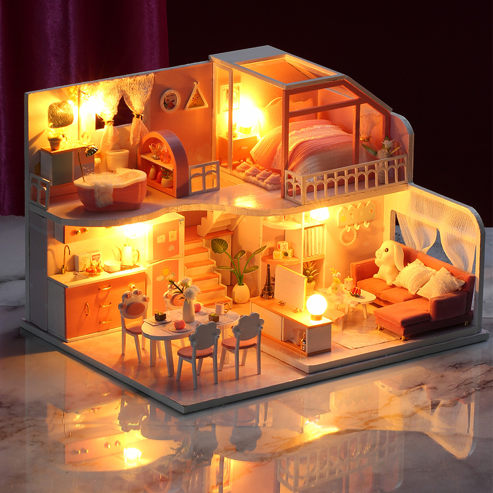 KNOW ME Pinellia time DIY Miniature House Kit