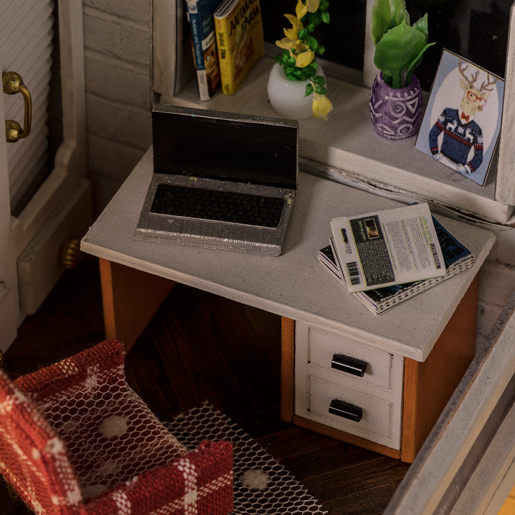 KNOW ME  Contracted city  DIY Miniature House Kit