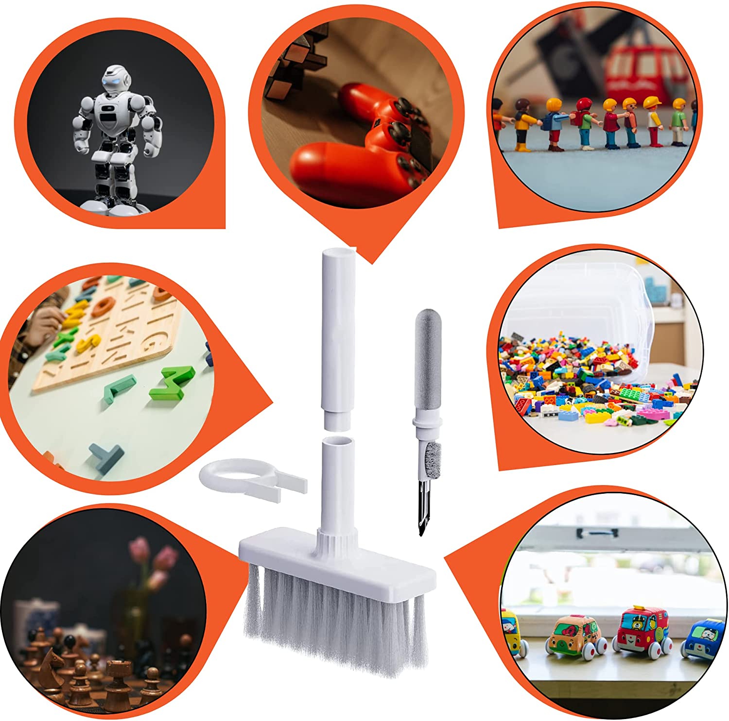 5-in-1 Multi-Function Keyboard & LEGO Cleaning Tools🔥 buy 2 get 2 free now!