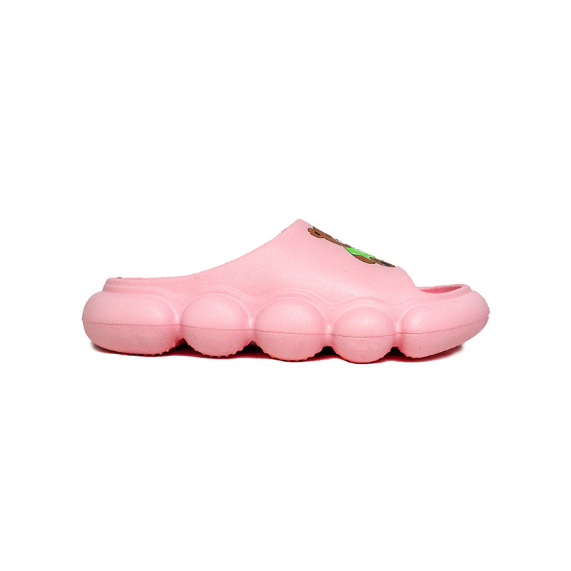 Buy Bear Print Soft Pink Slippers for Children-wtawtaw with a wholesale price. | Wtawtaw