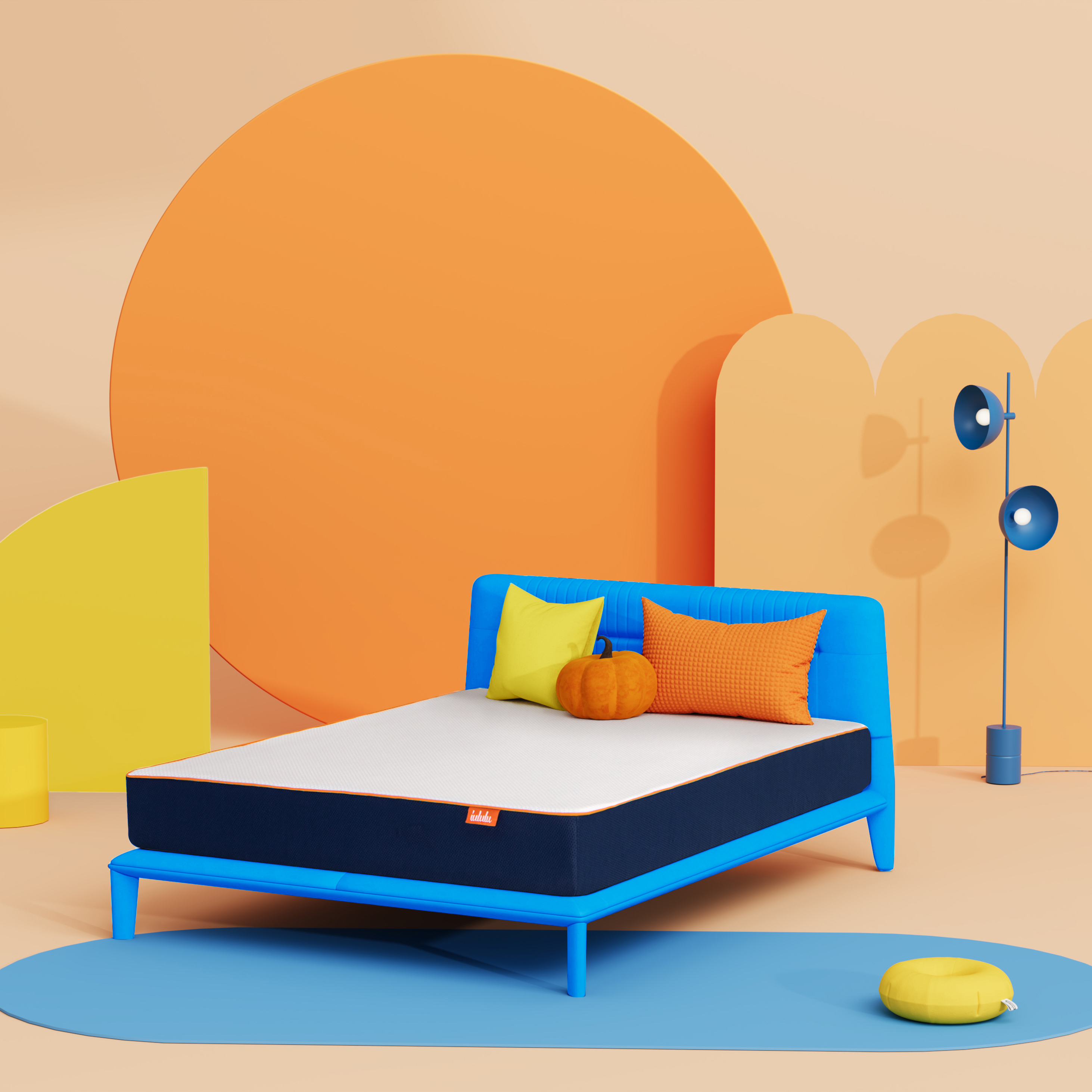 IULULU White Memory Foam Mattress