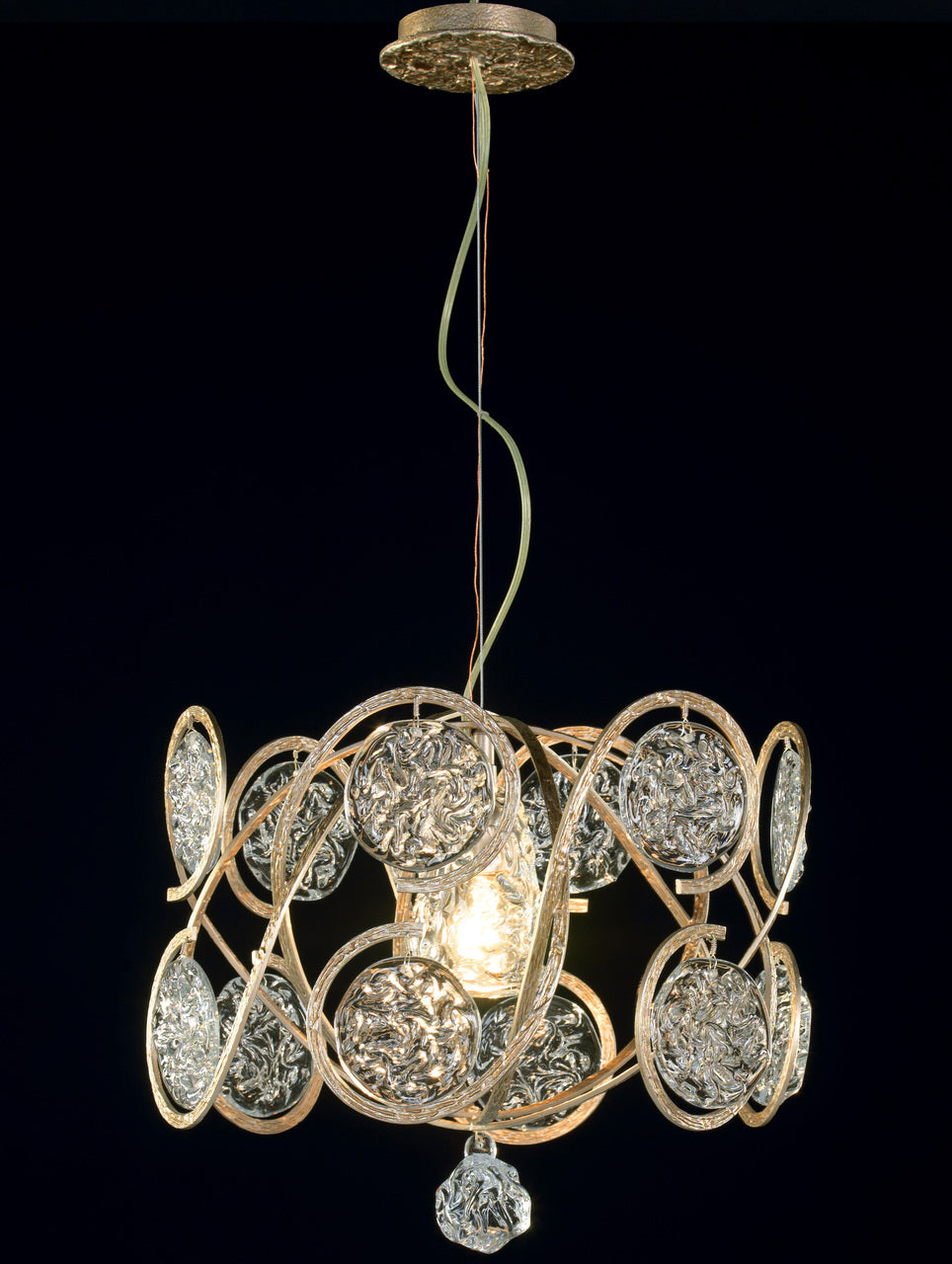 Classic Lighting 10041 SF Celeste Artistic Pendant in Silver Frost (Imported from Portugal)