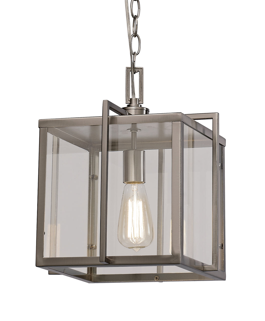 Trans Globe Lighting 10214 BN Eastwood 12" Indoor Brushed Nickel Industrial Pendant with Open Box Contemporary Design