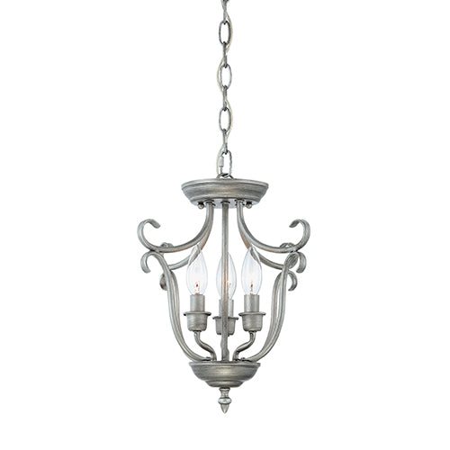Millennium Lighting 1323-RS Fulton Pendant in Rubbed Silver