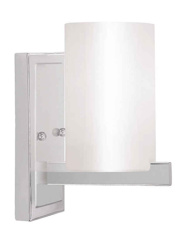 LIVEX Lighting 1331-05 Astoria Contemporary Wall Sconce in Polished Chrome (1 Light)