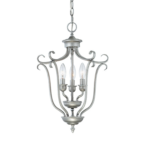 Millennium Lighting 1333-RS Fulton Pendant in Rubbed Silver