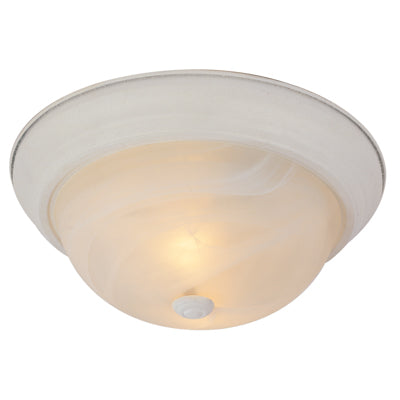 Trans Globe Lighting 13617 AW 11" Indoor Antique White Traditional Flushmount