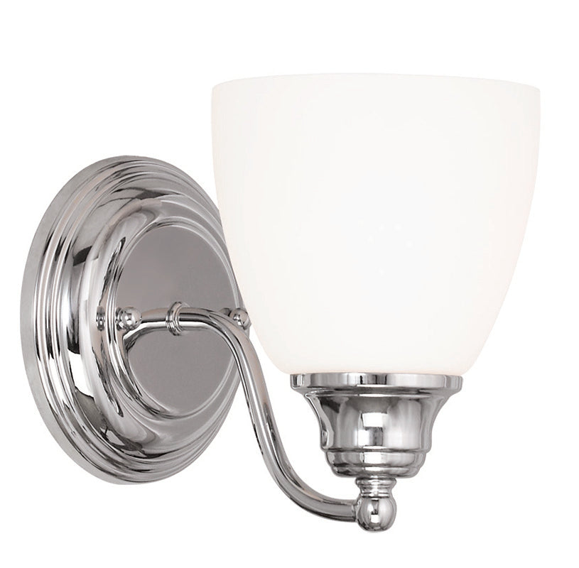 LIVEX Lighting 13671-05 Somerville Wall Sconce in Polished Chrome (1 Light)