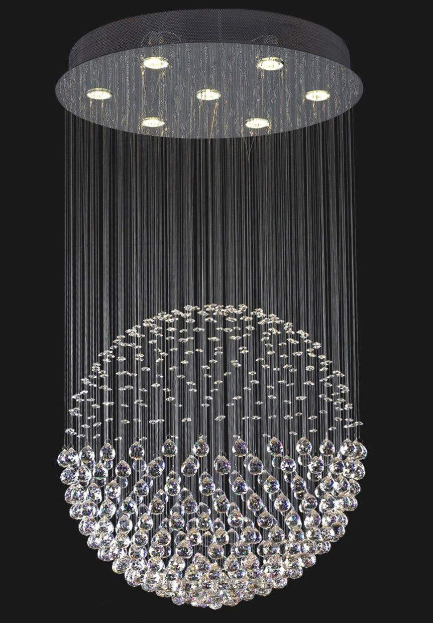 Classic Lighting 16007 CH CP Corpi Celeste Crystal Chandelier in Chrome