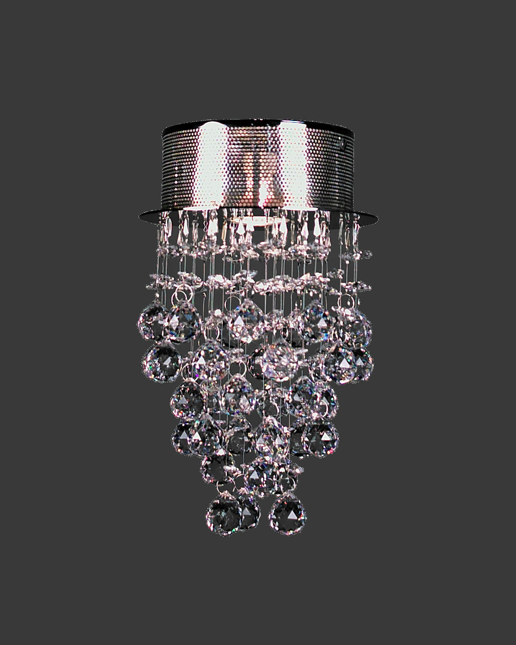 Classic Lighting 16014 CH CP Andromeda Crystal Chandelier in Chrome