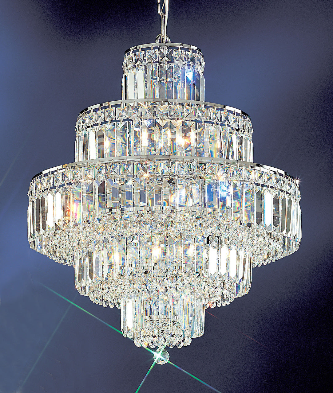 Classic Lighting 1601 CH S Ambassador Crystal Chandelier in Chrome