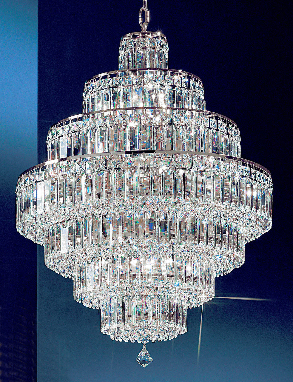 Classic Lighting 1603 CH S Ambassador Crystal Chandelier in Chrome