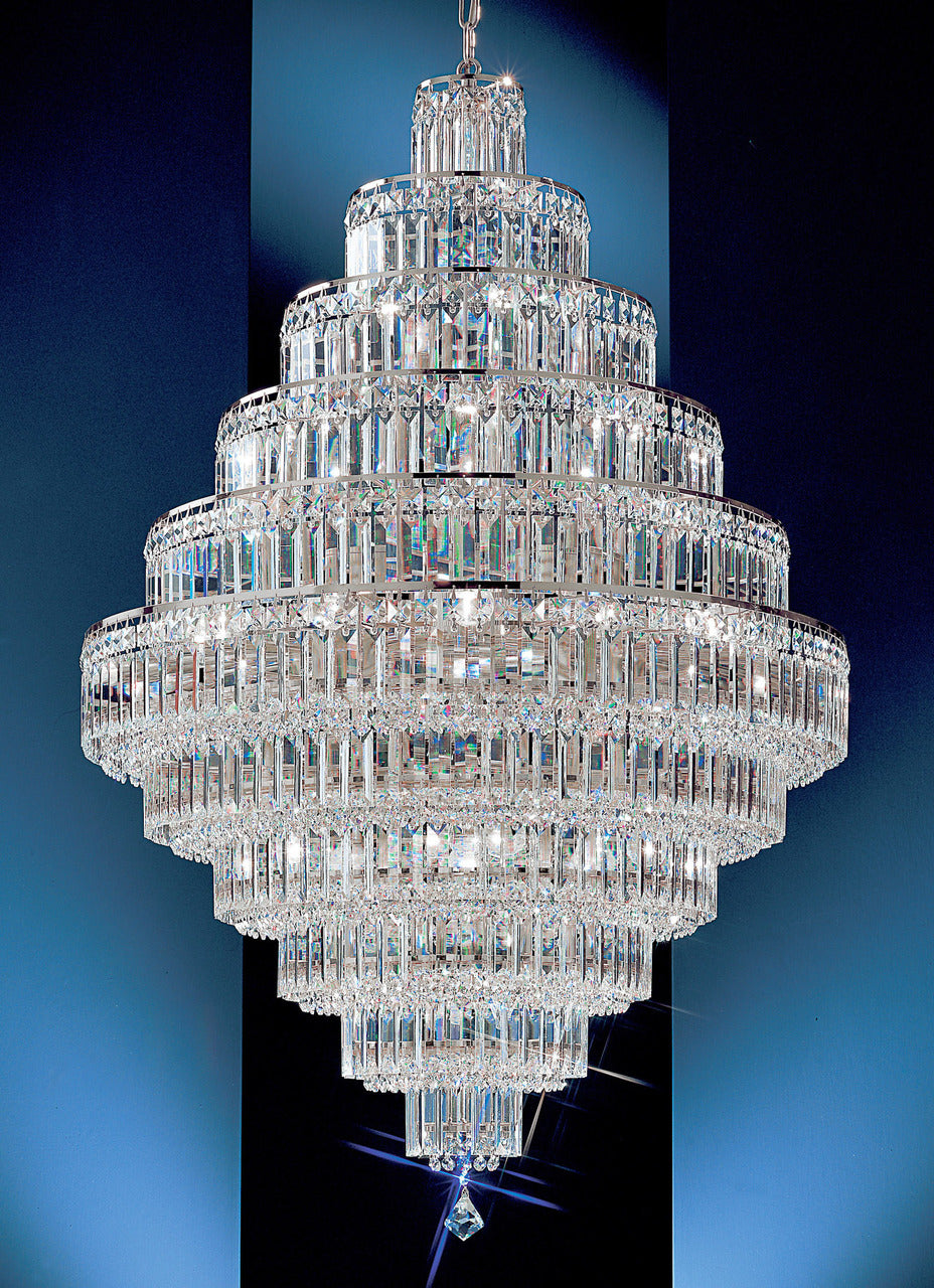 Classic Lighting 1605 CH S Ambassador Crystal Chandelier in Chrome